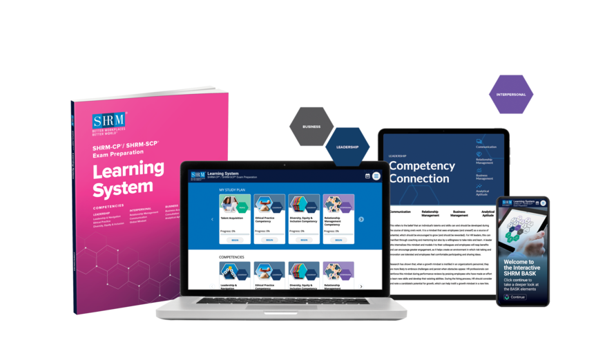 SHRM Learning System for SHRM-CP/SHRM-SCP